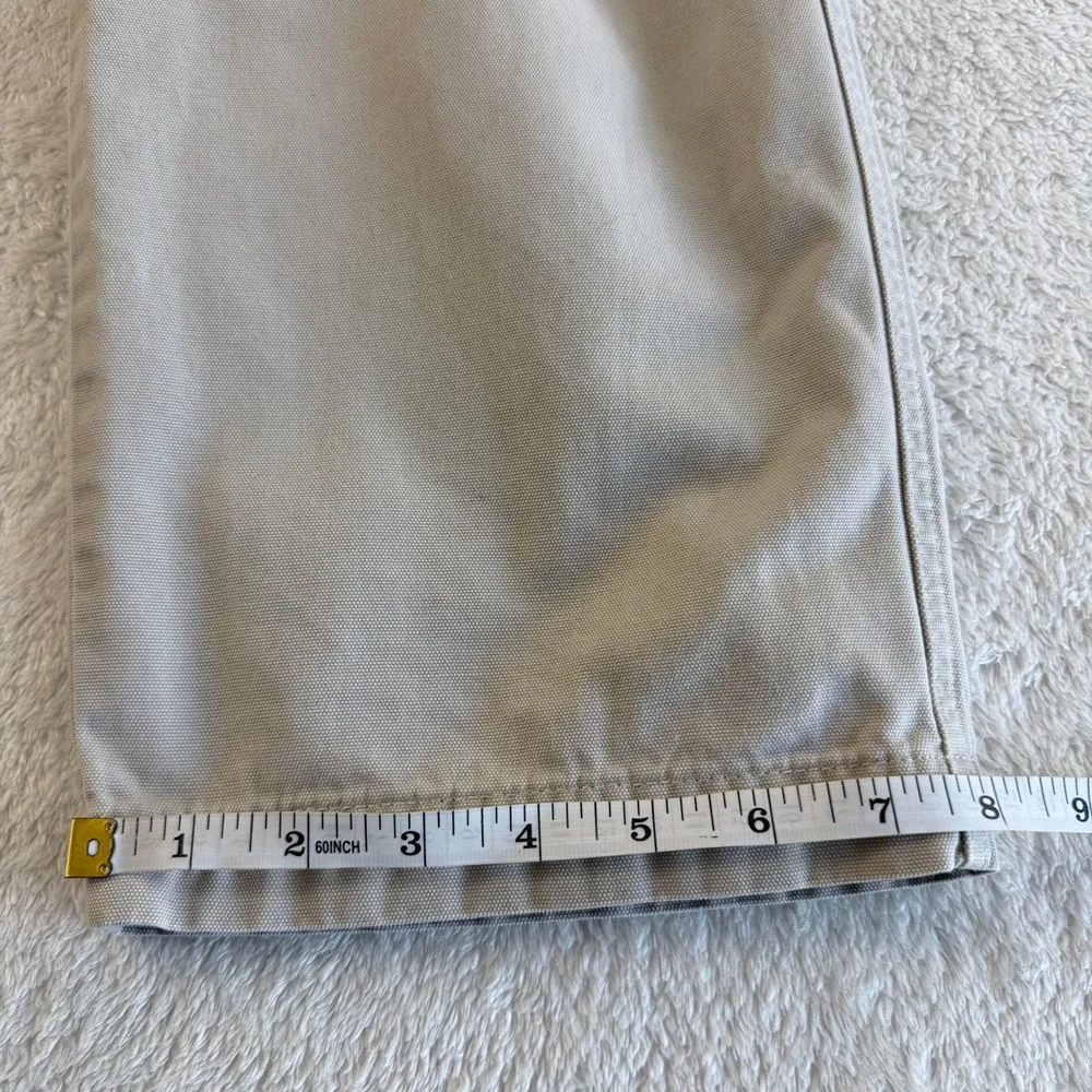 LL‎ Bean Comfort Waist Khaki Cargo Pants Mens 33x30 Gorpcore Dadcore Cotton